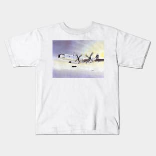 Boeing B-29 'Enola Gay', illustration (C023/0541) Kids T-Shirt